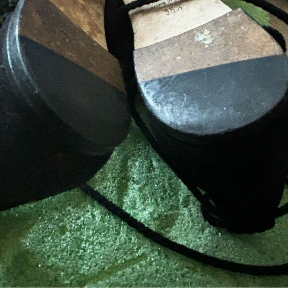 Jimmy Choo Mindy Fringed Lace-Up Sandals runway flats tie up shoes open toe y2k - Picture 9 of 11